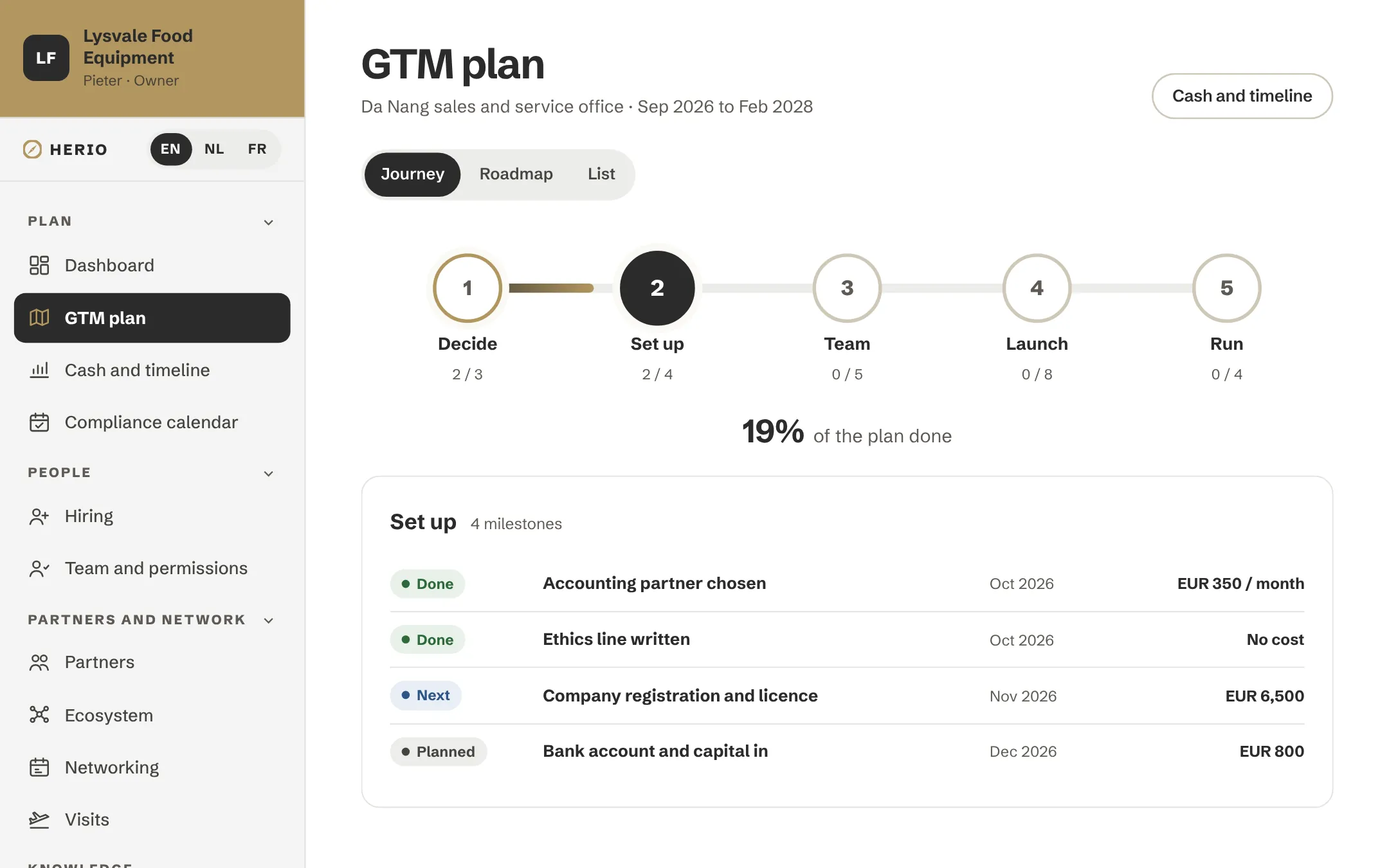HERIO GTM plan